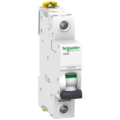 Picture of Miniature circuit breaker (MCB), Acti9 iC60N, 1P, 40A, C curve, 6000A (IEC/EN 60898-1), 10kA (IEC/EN 60947-2)
