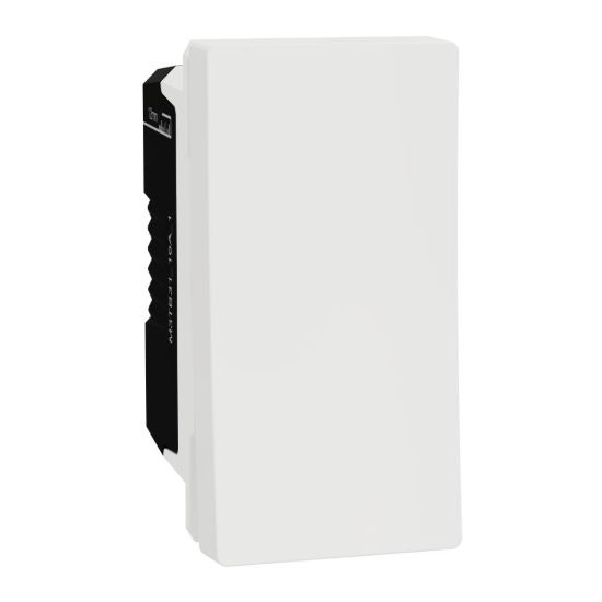 Picture of Switch, Miluz E, 2 way, 10AX, 250V, 1 Module, White