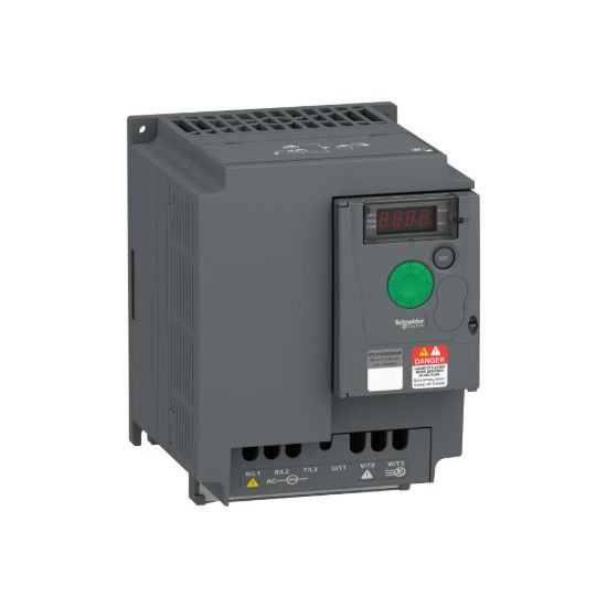 Picture of variable speed drive, Easy Altivar 310, 4kW, 5.5hp, 380 to 460V, 3 phase, without filter